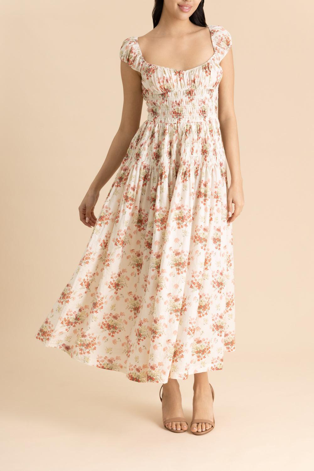 Quinette Dress-FLORAL-XS-CLOTHINGDRESSCASUAL-DOEN
