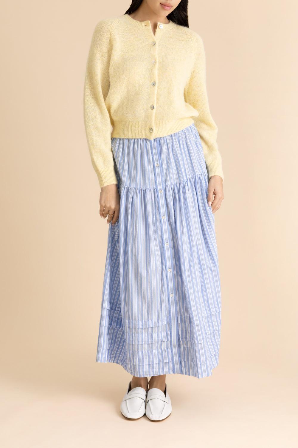 Petra Cardigan - Dandelion-YELLOW-XS-CLOTHINGTOPCARDIGAN-DOEN