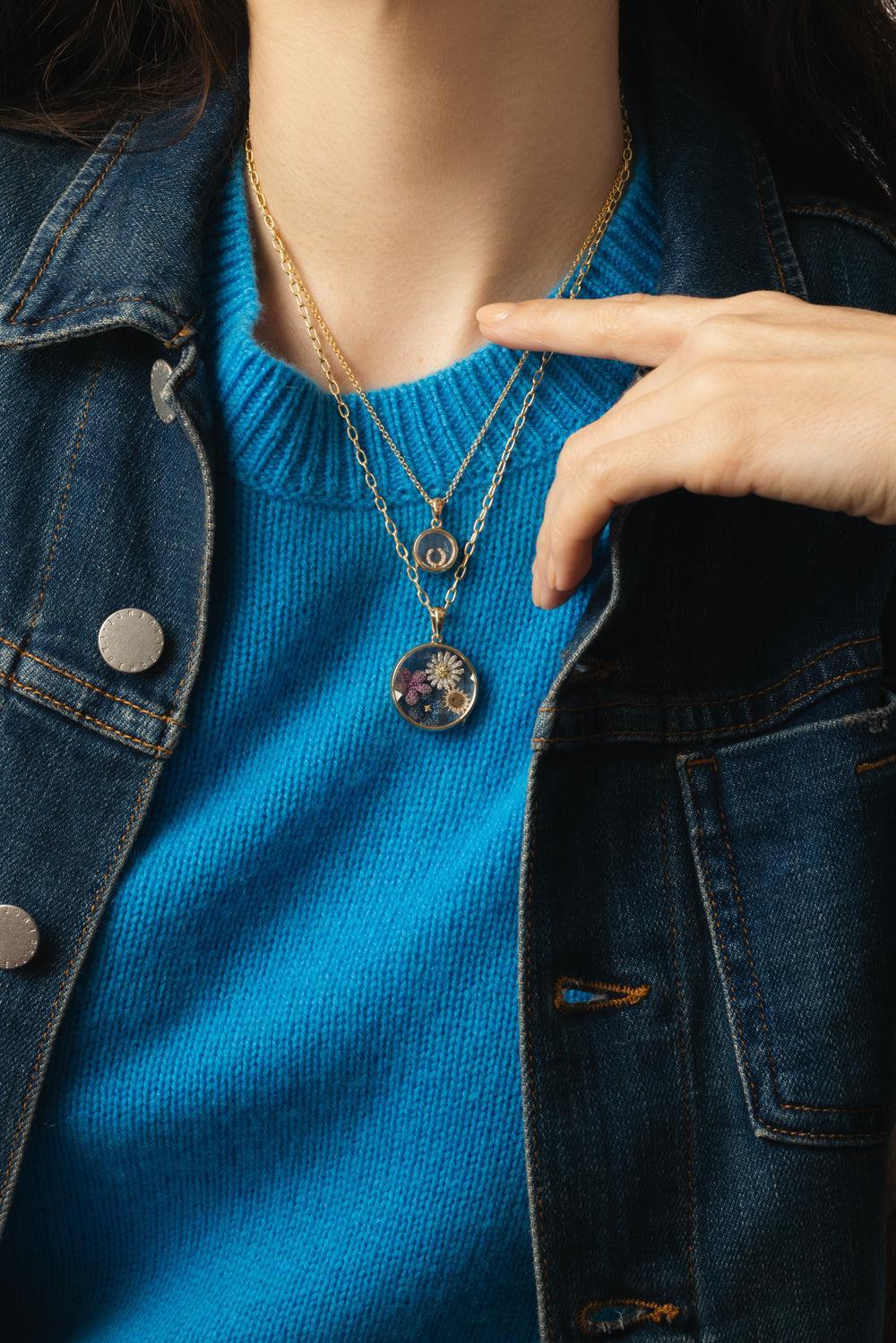 Jupiter Figaro Locket Necklace-YELLOW GOLD-22-JEWELRYFINE JEWELNECKLACE O-LOQUET