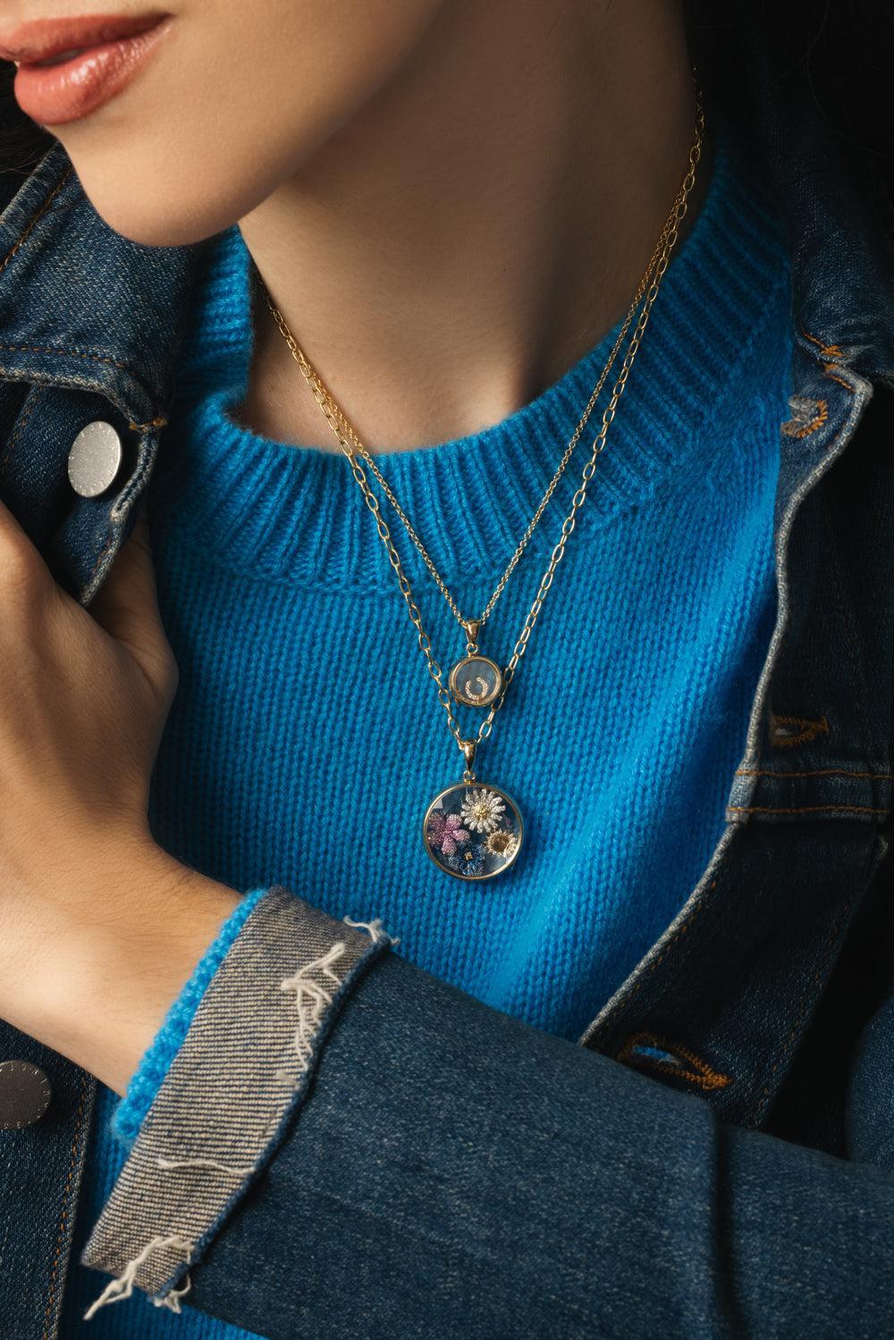 Jupiter Figaro Locket Necklace-YELLOW GOLD-22-JEWELRYFINE JEWELNECKLACE O-LOQUET