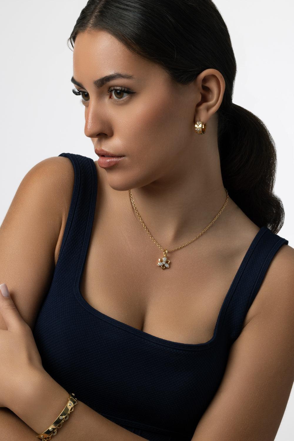 Connector-YELLOW GOLD-JEWELRYFINE JEWELPENDANT-SARA WEINSTOCK