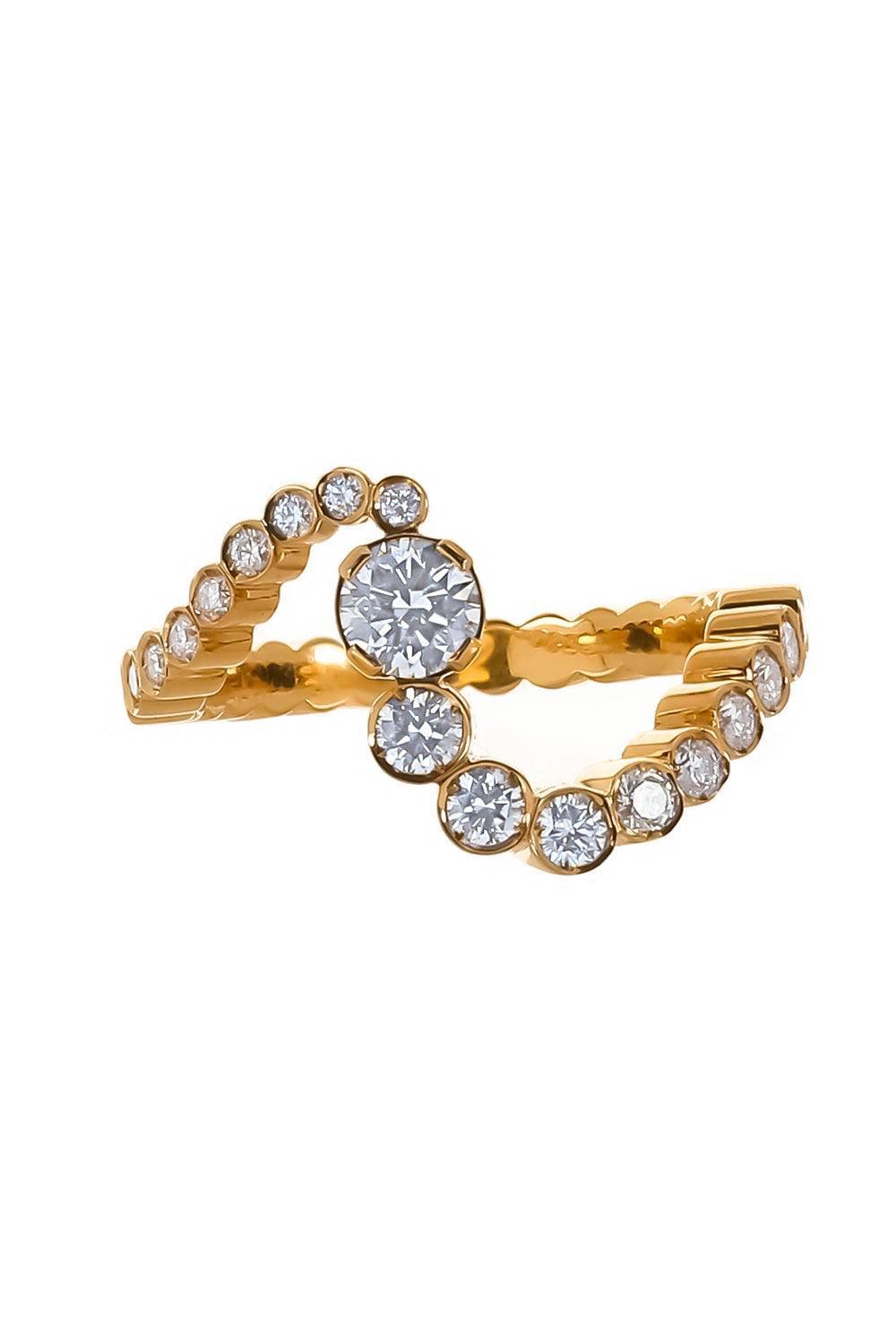 Diamond Ocean Ensemble Ring-YELLOW GOLD-6-JEWELRYFINE JEWELRING-SOPHIE BILLE BRAHE