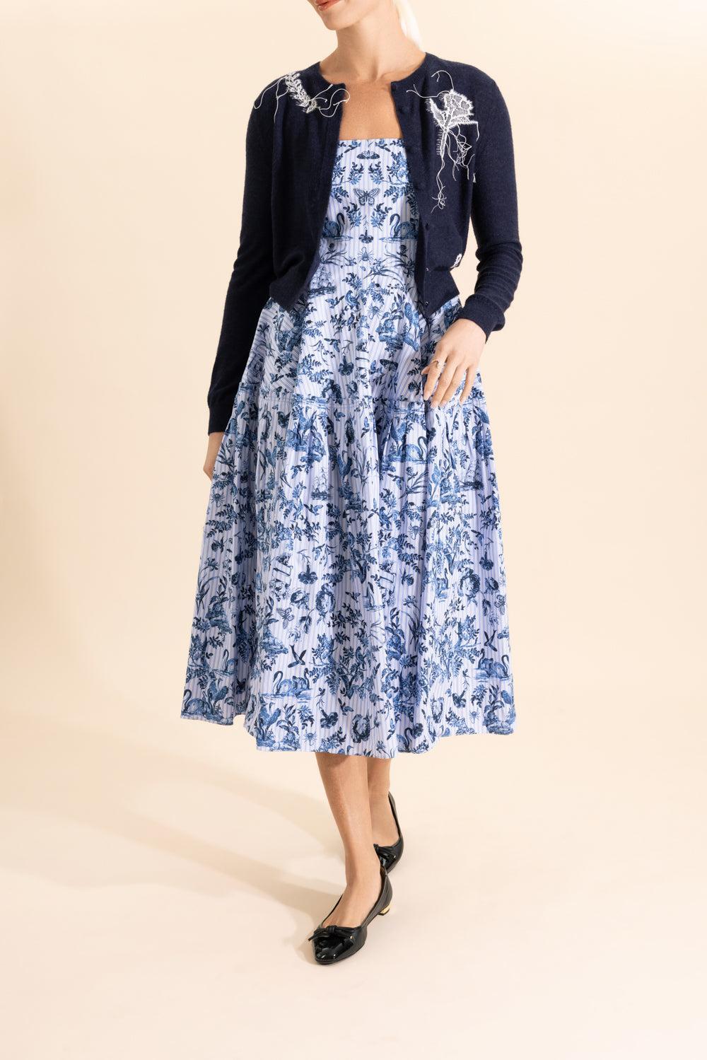 Fine Fitted Cardigan-BLUE-XS-CLOTHINGTOPCARDIGAN-ERDEM