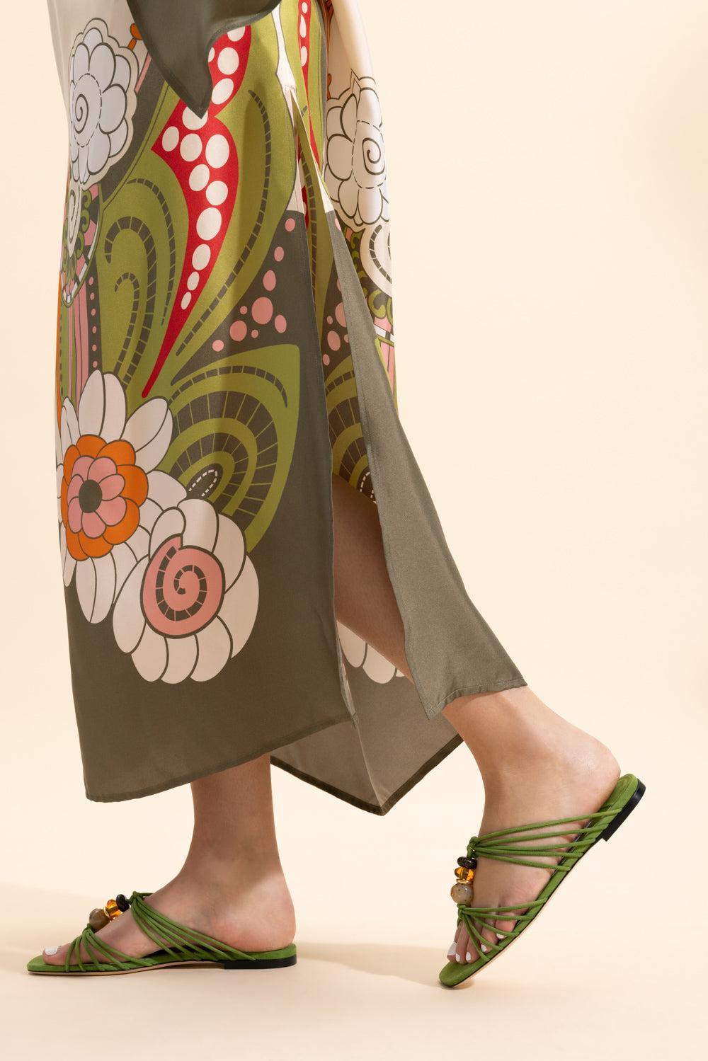 Lova Mule Flat-GREEN-36.5-SHOESANDAL-JIMMY CHOO