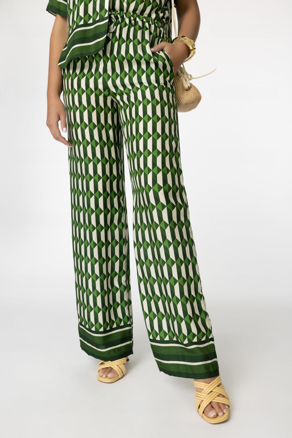 Girona Pant-LE TILE GREEN-XS-CLOTHINGPANTCROPPED-CARA CARA