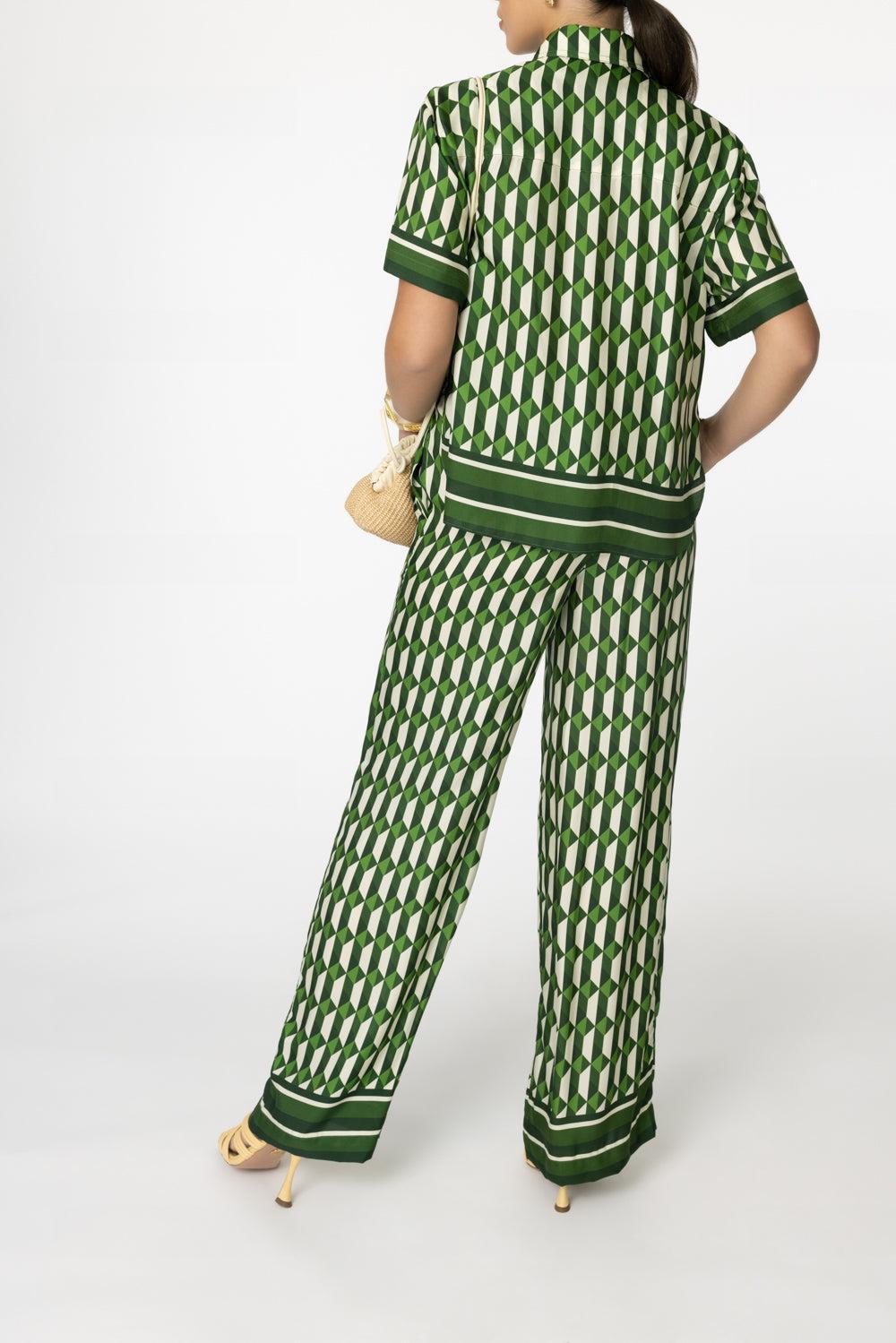 Girona Pant-LE TILE GREEN-XS-CLOTHINGPANTCROPPED-CARA CARA