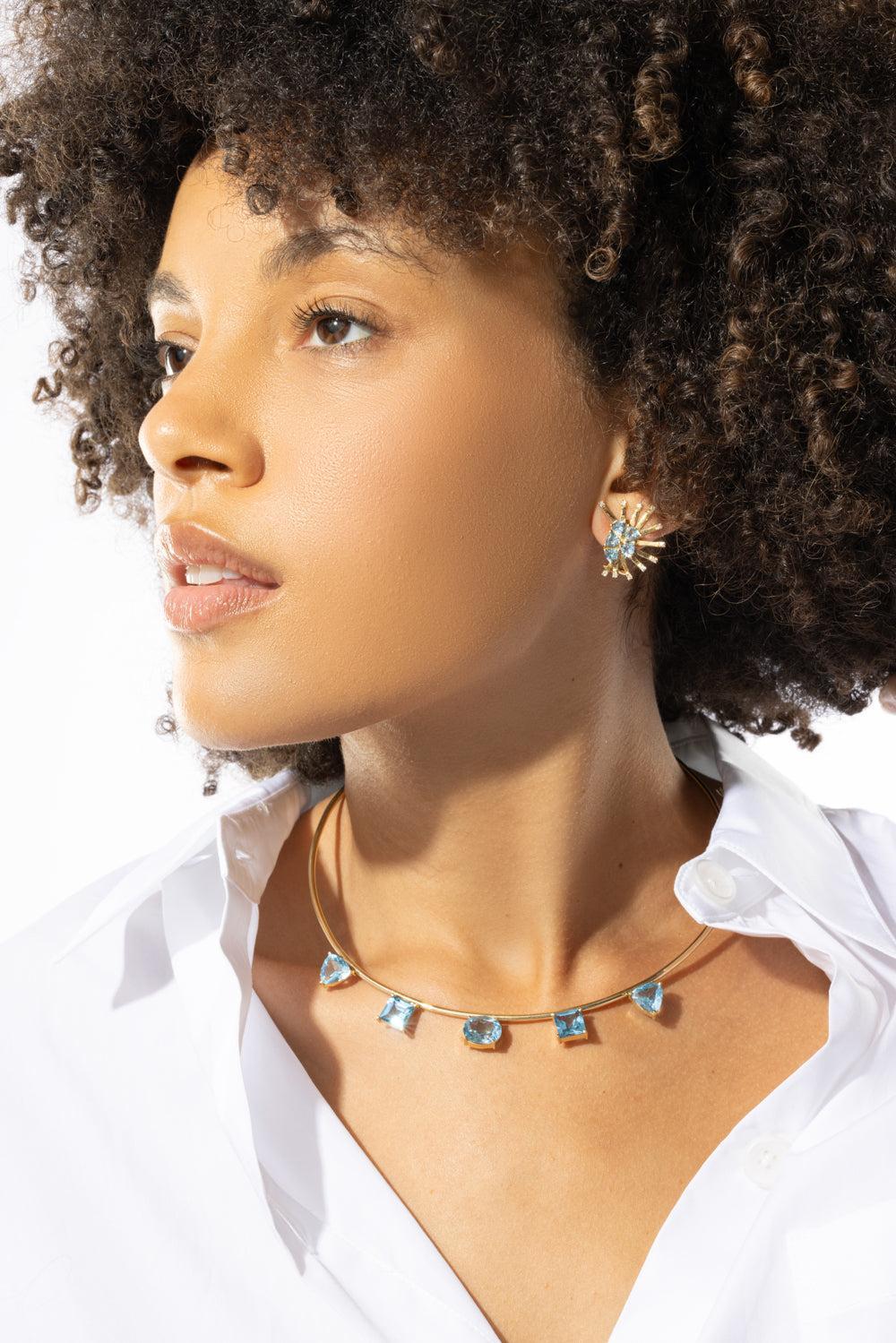 Mini Parrot Earrings-YELLOW GOLD-JEWELRYFINE JEWELEARRING-CAROL KAUFFMANN