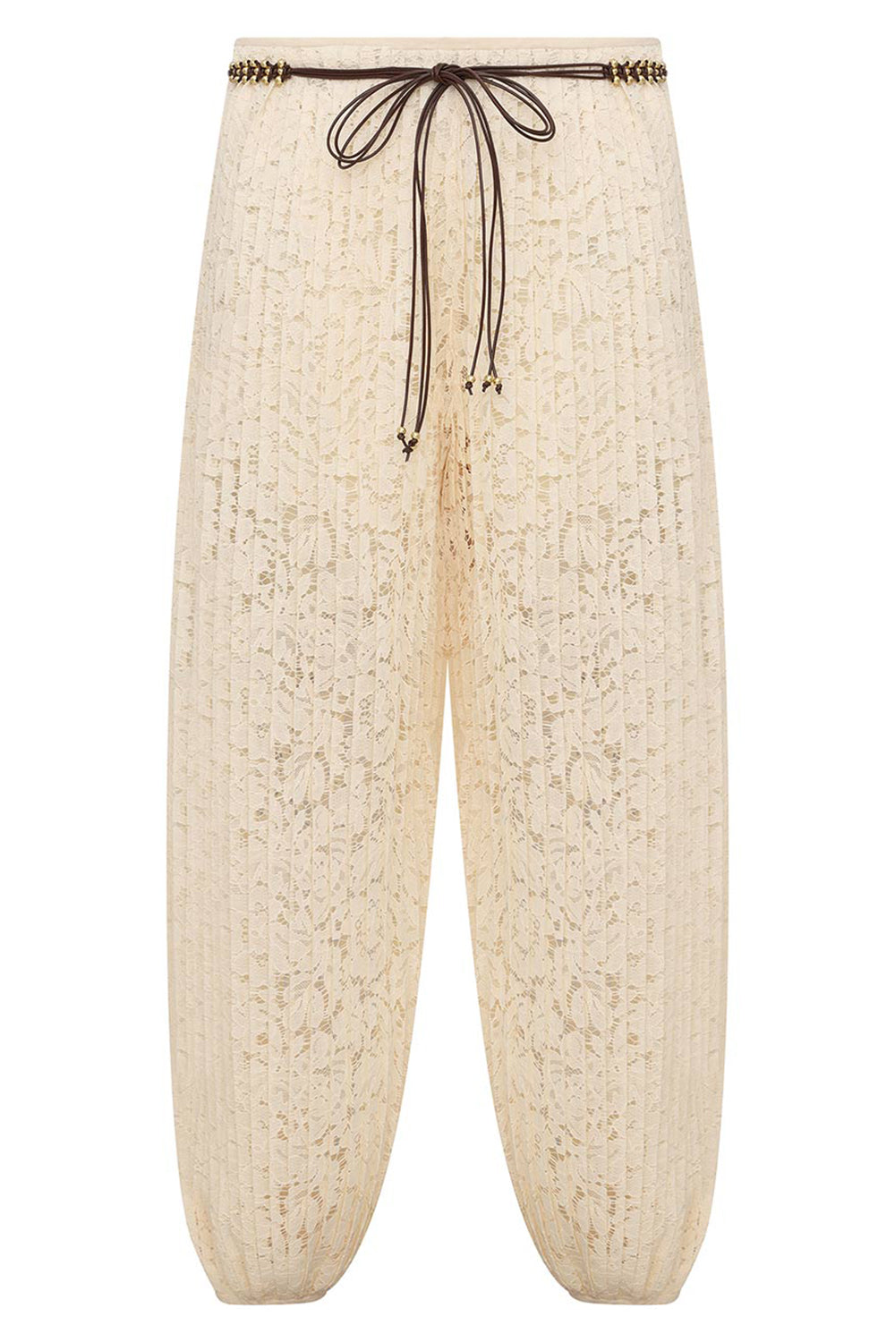 Fairlight Lace Harem Pant-CREAM-0-CLOTHINGPANTCROPPED-ZIMMERMANN