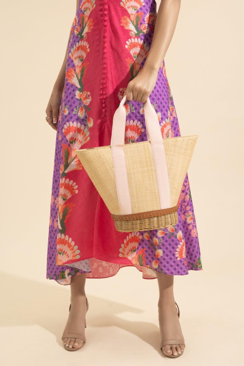 The Gardener Basket Bag -Natural Blush-BROWN-HANDBAGTOTES-PAMELA MUNSON