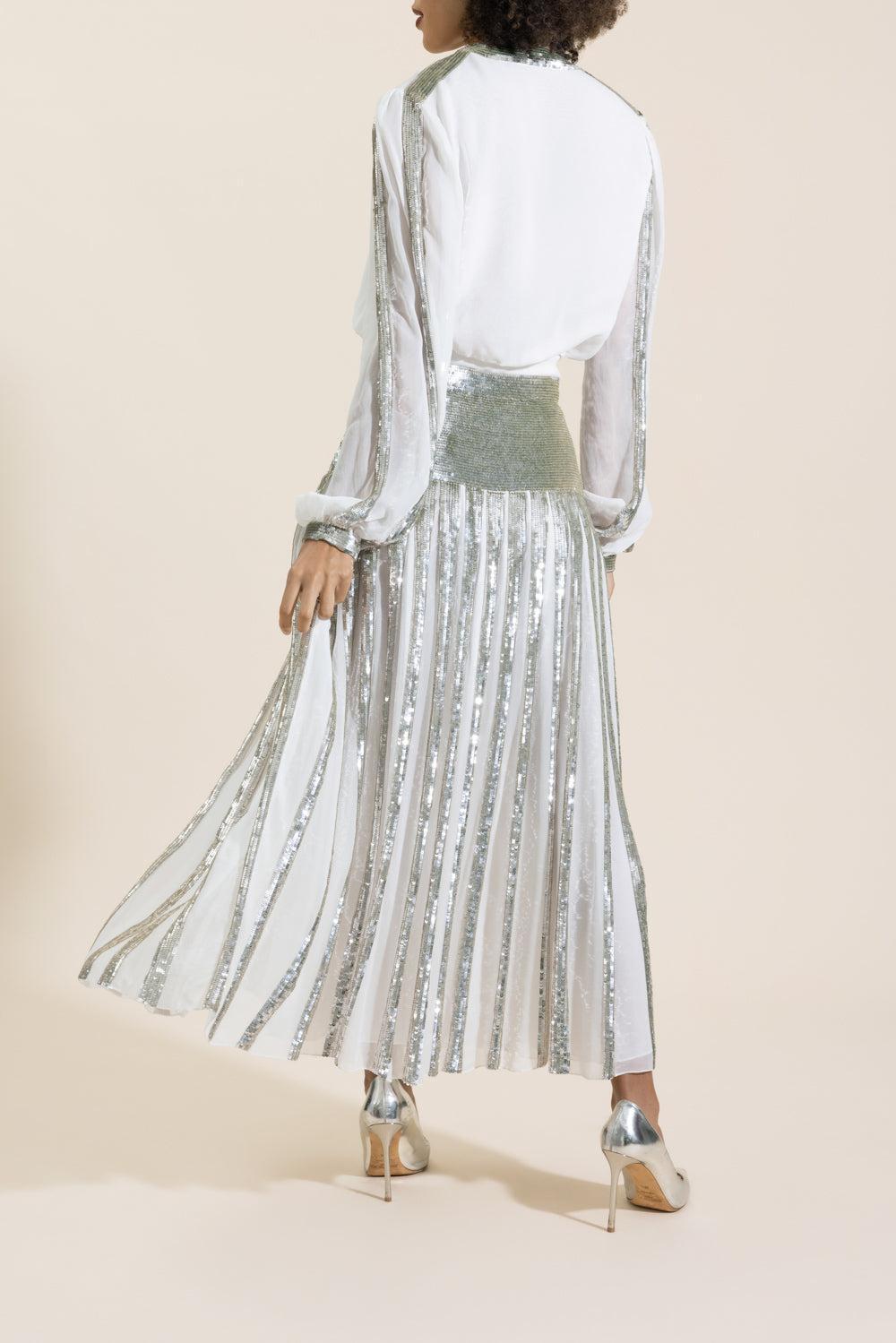 Filigree Skirt-SILVER-4-CLOTHINGSKIRTMAXI-TEMPERLEY LONDON
