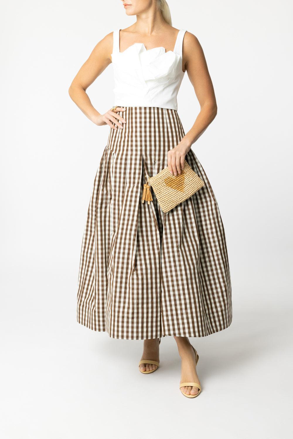 Draped Tulip Tank-IVORY-2-CLOTHINGTOPTANK-LELA ROSE