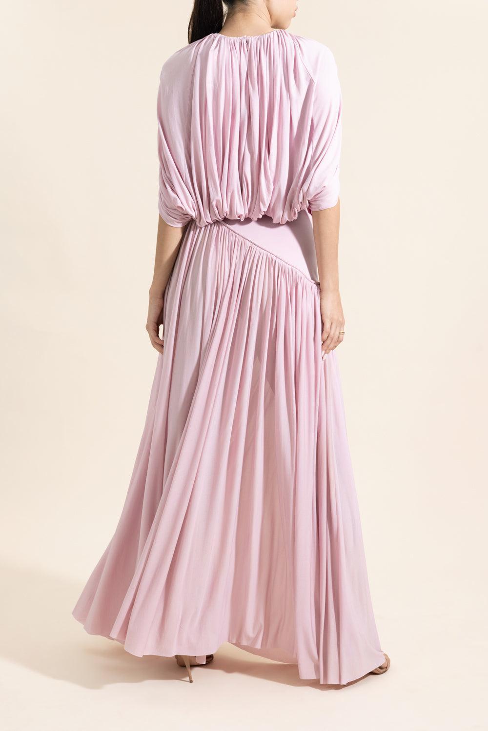 Alchemy Cape Blouse-PINK-1-CLOTHINGTOPBLOUSE-ZIMMERMANN