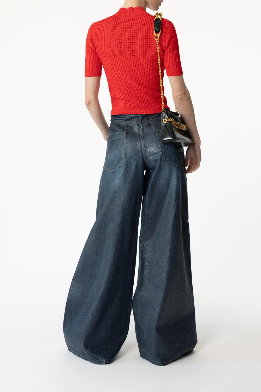 Short Sleeve Crop Cardigan-ROUGE-34-CLOTHINGTOPCARDIGAN-BALMAIN