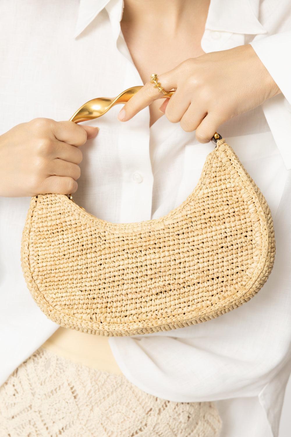 Nixi Hobo Bag - Natural-NATURAL-O/S-HANDBAGTOP HANDLE-SIMKHAI