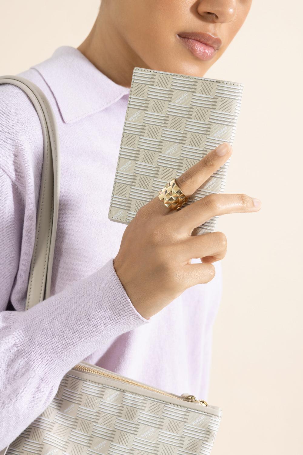 Passport Holder - Cream-CREAM-HANDBAGTRAVEL-MOREAU