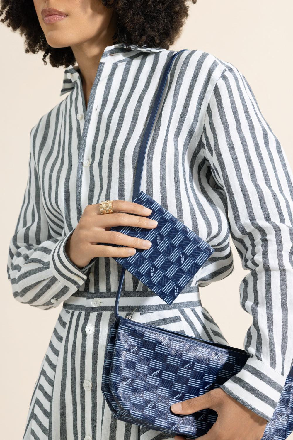 Passport Holder - Navy Blue-BLUE-HANDBAGTRAVEL-MOREAU