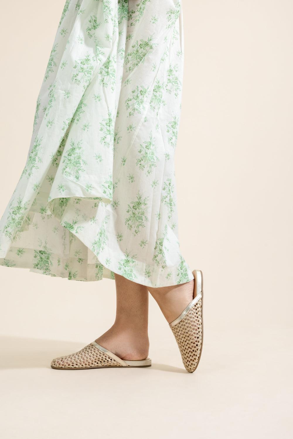 The Slipper Slide-CREAM-36-SHOEFLAT SHOE-ANCIENT GREEK SANDALS