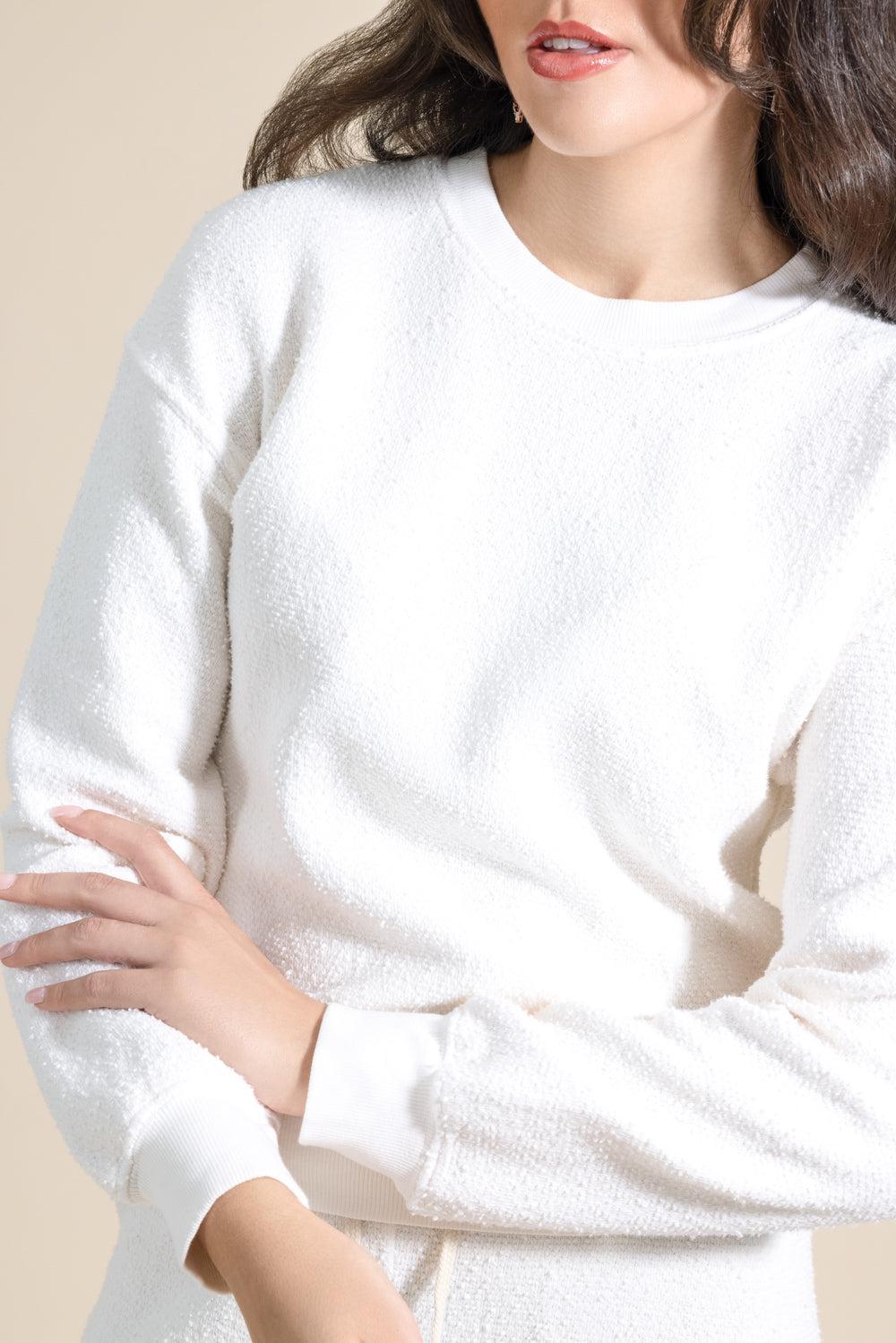Le Classique Crewneck-CREAM-1-CLOTHINGTOPSWEATER-The Lady & The Sailor x Marissa Collections