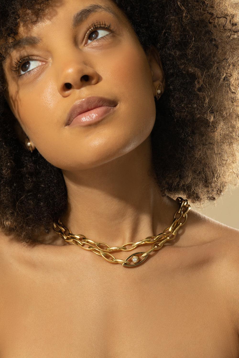 Reflections Necklace-YELLOW GOLD-JEWELRYFINE JEWELNECKLACE O-CADAR