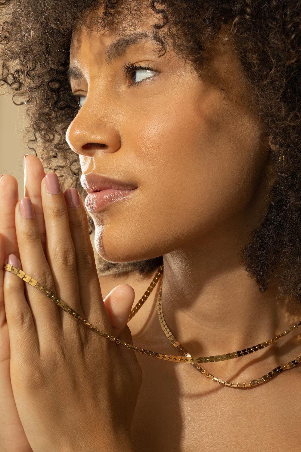 Medium Foundation Chain Necklace-YELLOW GOLD-JEWELRYFINE JEWELNECKLACE O-CADAR