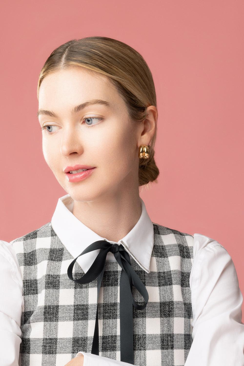 Chavez Huggie Earrings-YELLOW GOLD-JEWELRYBOUTIQUEEARRING-JENNIFER FISHER