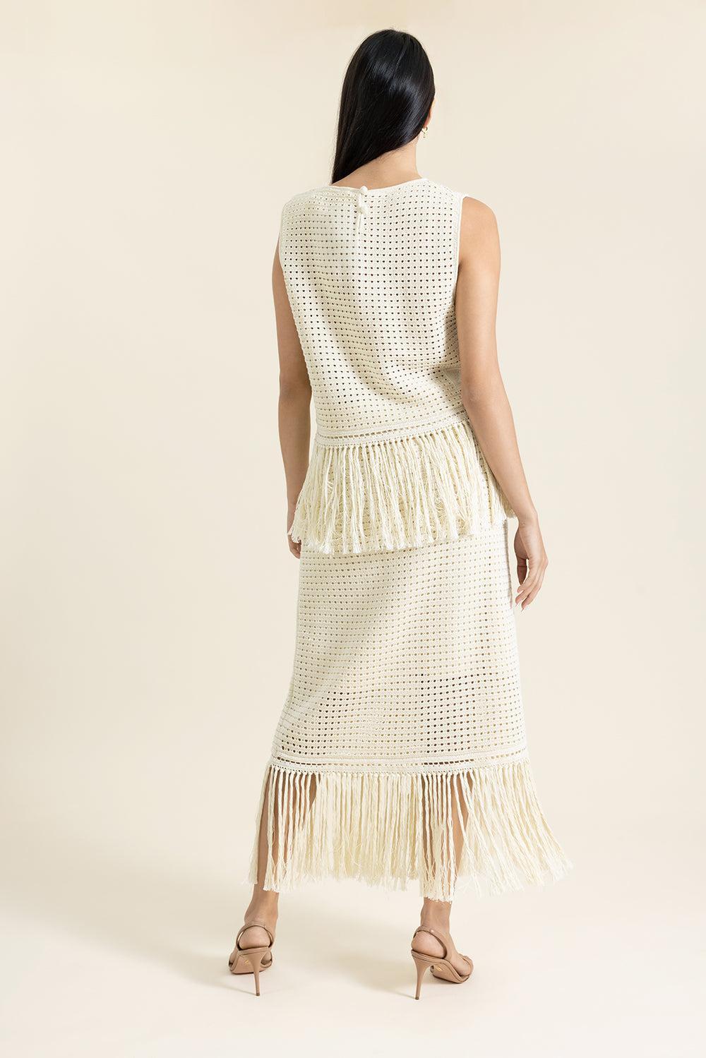 Indra Fringe Tank-CREAM-0-CLOTHINGTOPTANK-ZIMMERMANN