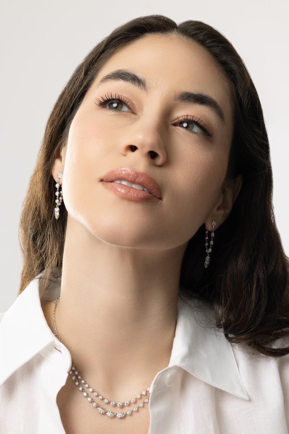 Poppy Loop Earrings-PLATINUM-JEWELRYFINE JEWELEARRING-JADE TRAU