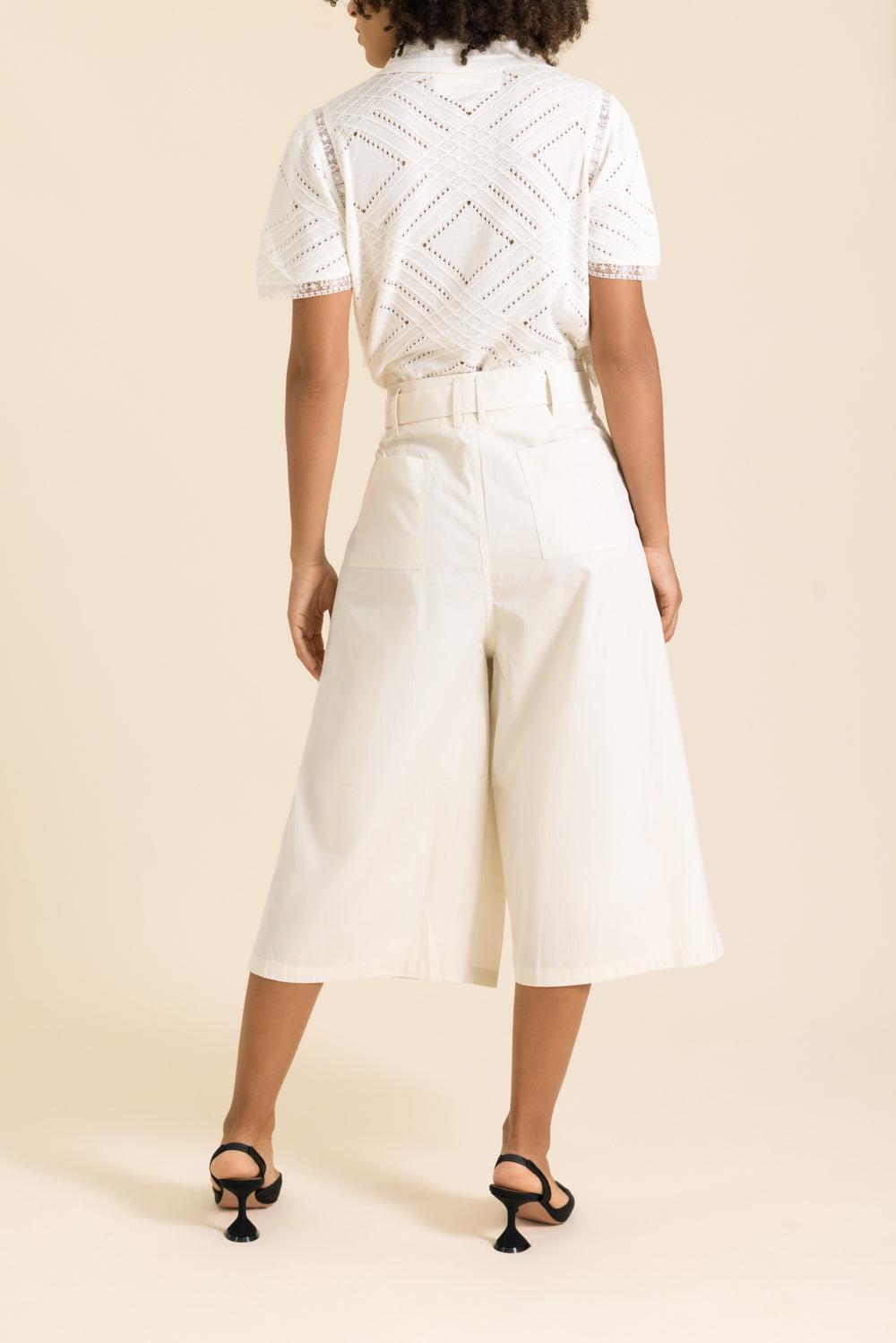 Pleated Culotte-CREAM-2-CLOTHINGPANTSHORT-CO COLLECTION