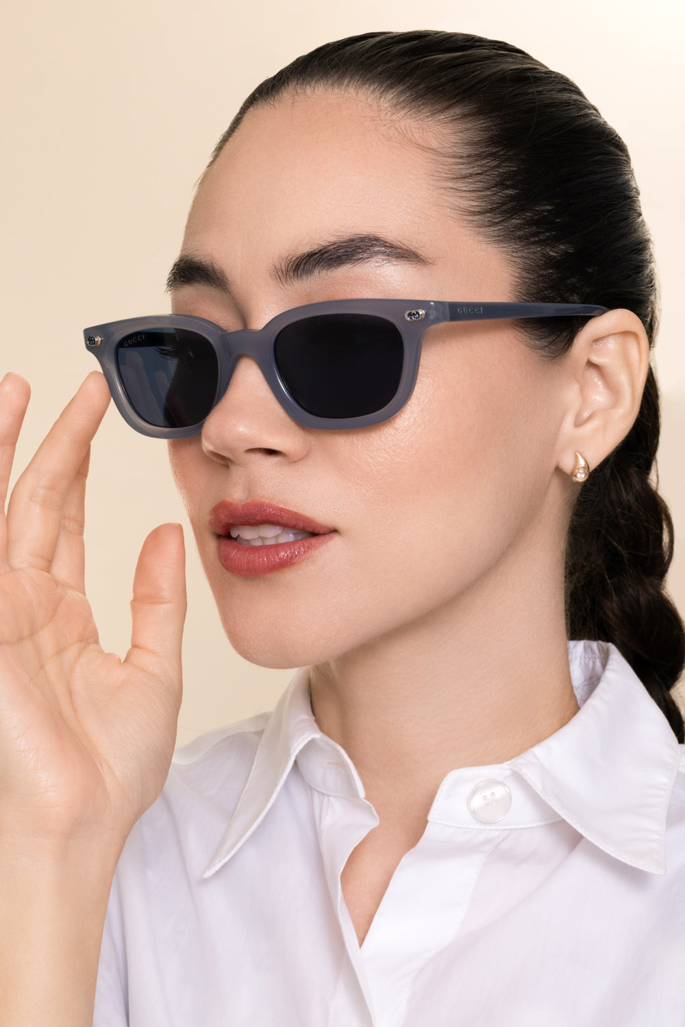 Oval Frame Sunglasses