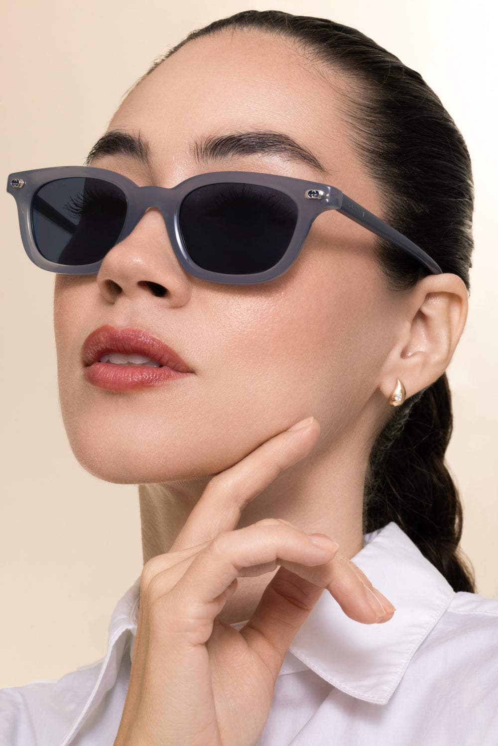 Oval Frame Sunglasses