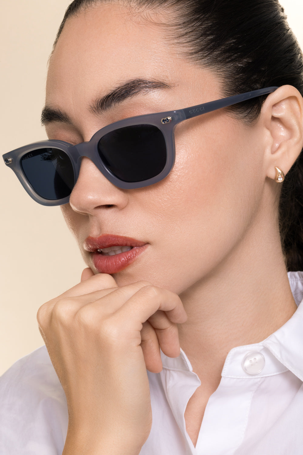 Oval Frame Sunglasses