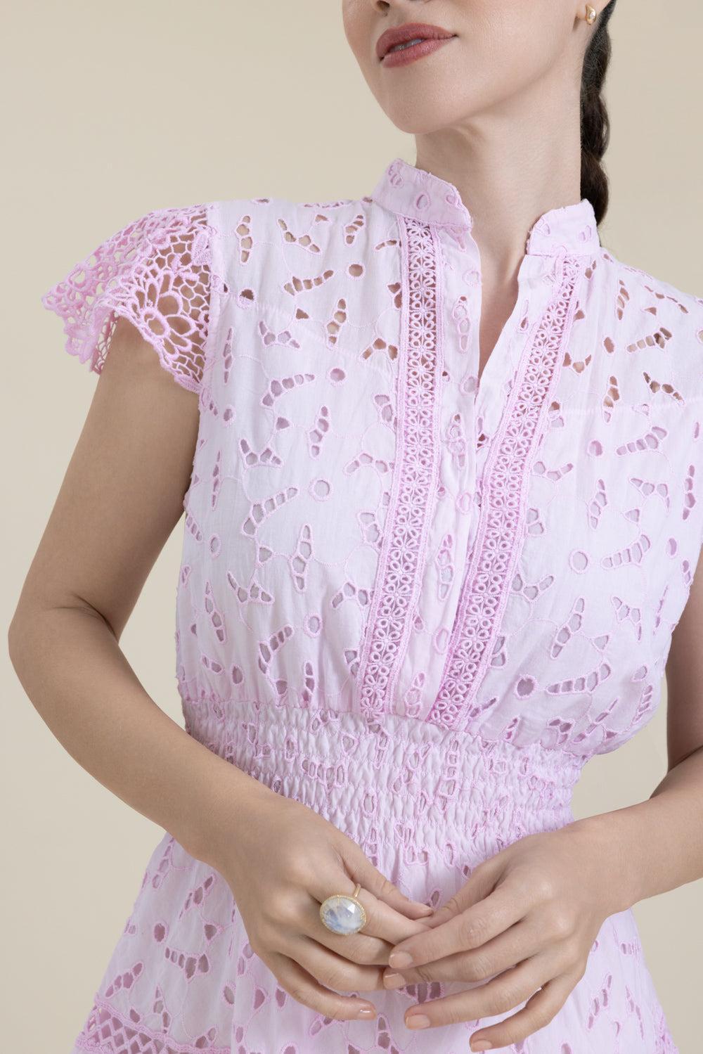 Liri Mini Dress - Pink-PINK-XS-CLOTHINGDRESSCASUAL-TEMPTATION POSITANO