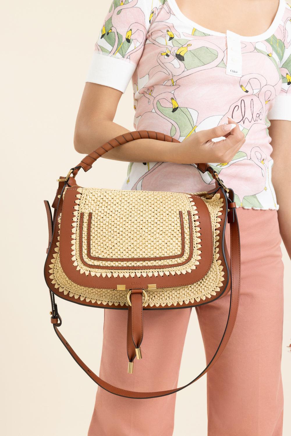 Marcie Small Shoulder Bag - Clay Brown-BROWN-HANDBAGSHOULDER-CHLOÉ