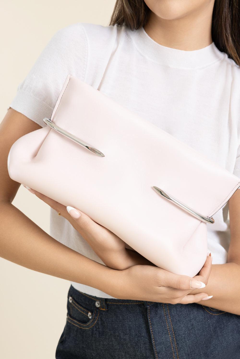 Pinch Soft Clutch - Baby Pink | GIVENCHY – Marissa Collections
