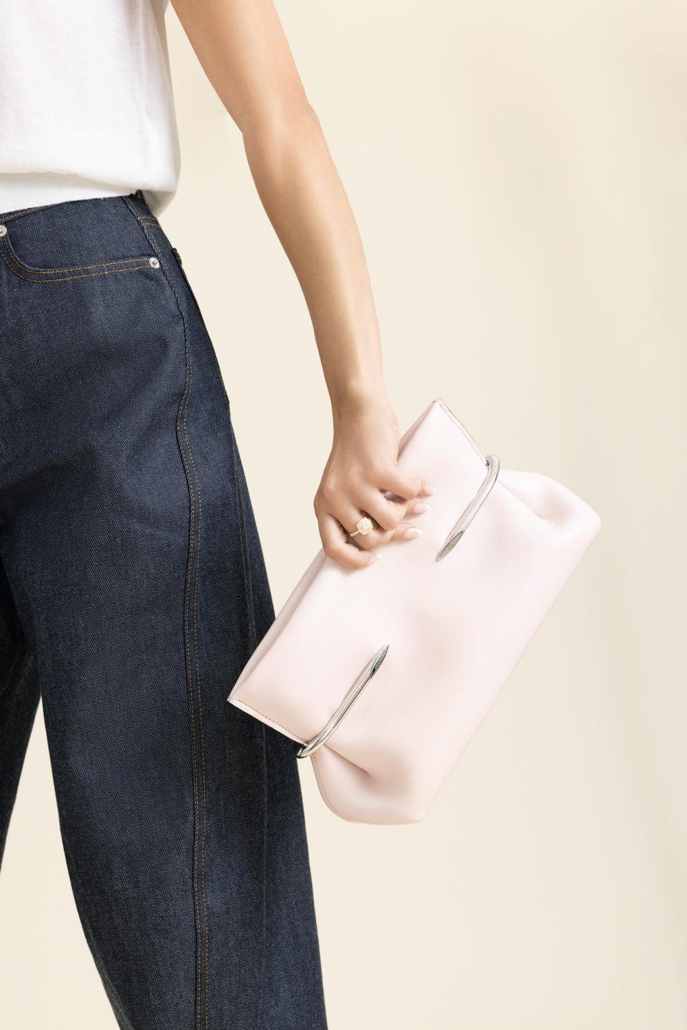 Pinch Soft Clutch - Baby Pink-PINK-O/S-HANDBAGCLUTCHES-GIVENCHY