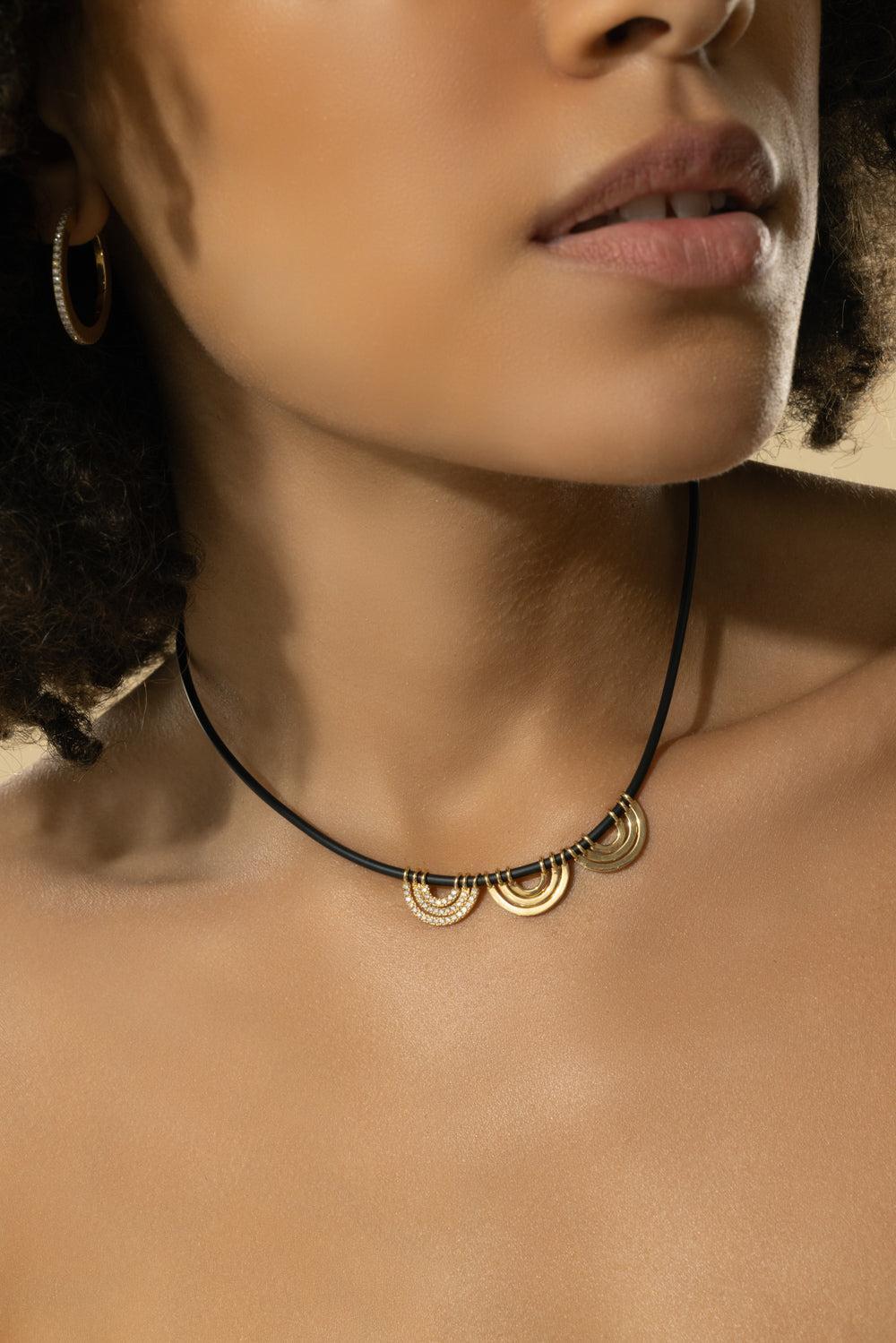 Water Alternative Necklace-YELLOW GOLD-JEWELRYFINE JEWELNECKLACE O-CADAR