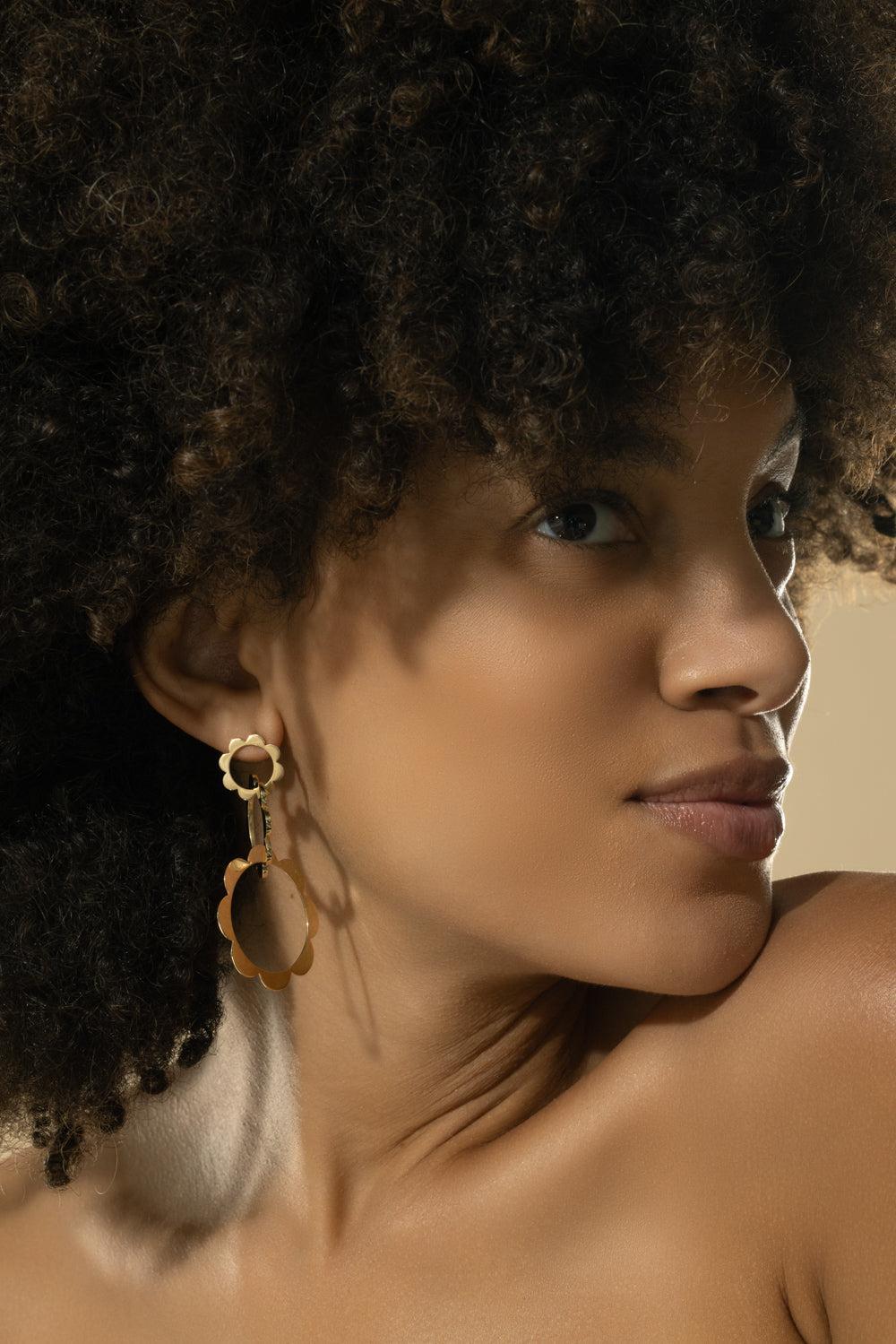 Trio Unity Earrings-YELLOW GOLD-JEWELRYFINE JEWELEARRING-CADAR