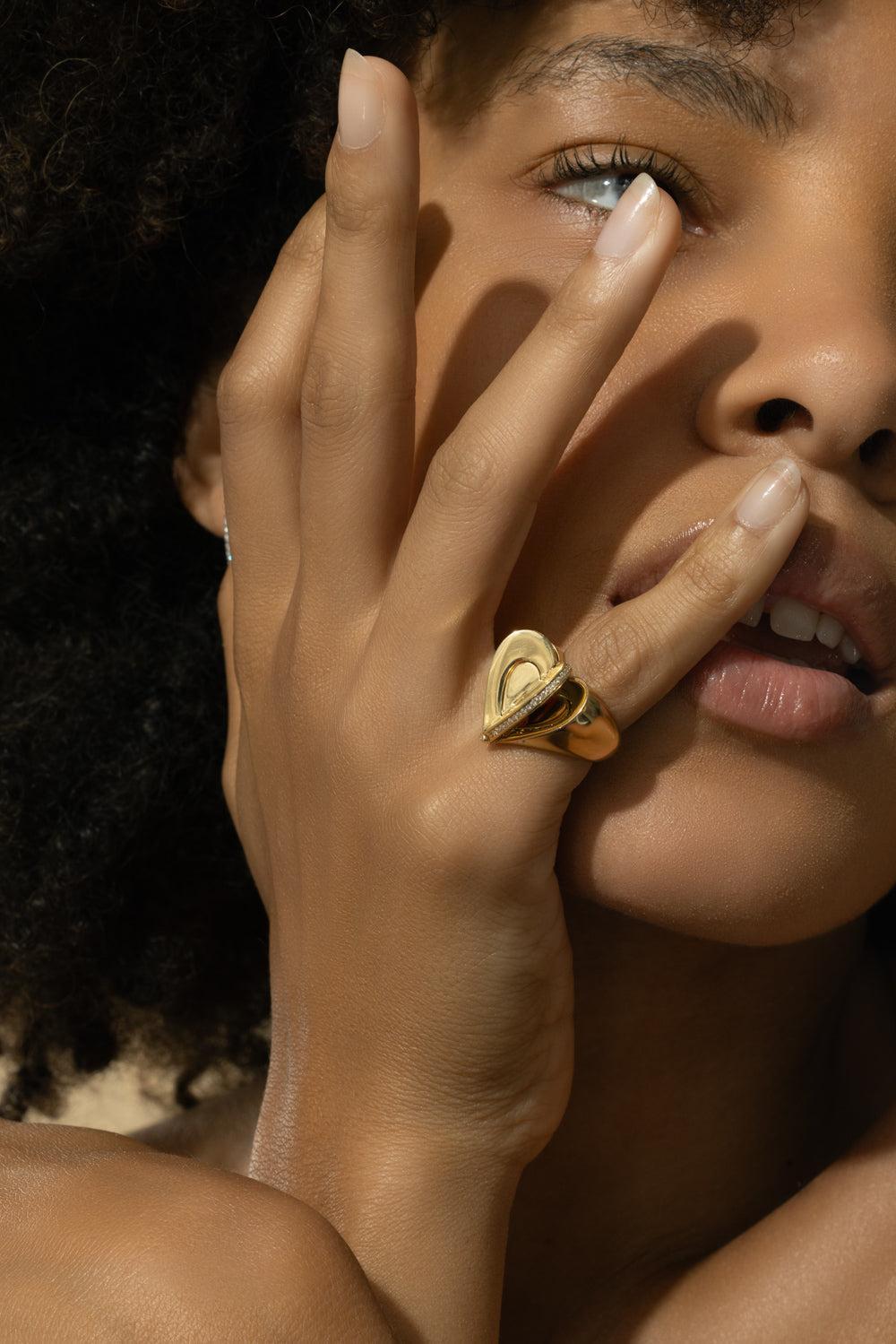 Endless Ring-YELLOW GOLD-4-JEWELRYFINE JEWELRING-CADAR