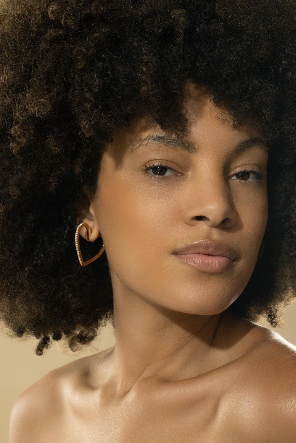 Large Endless Hoop Earrings-YELLOW GOLD-JEWELRYFINE JEWELEARRING-CADAR