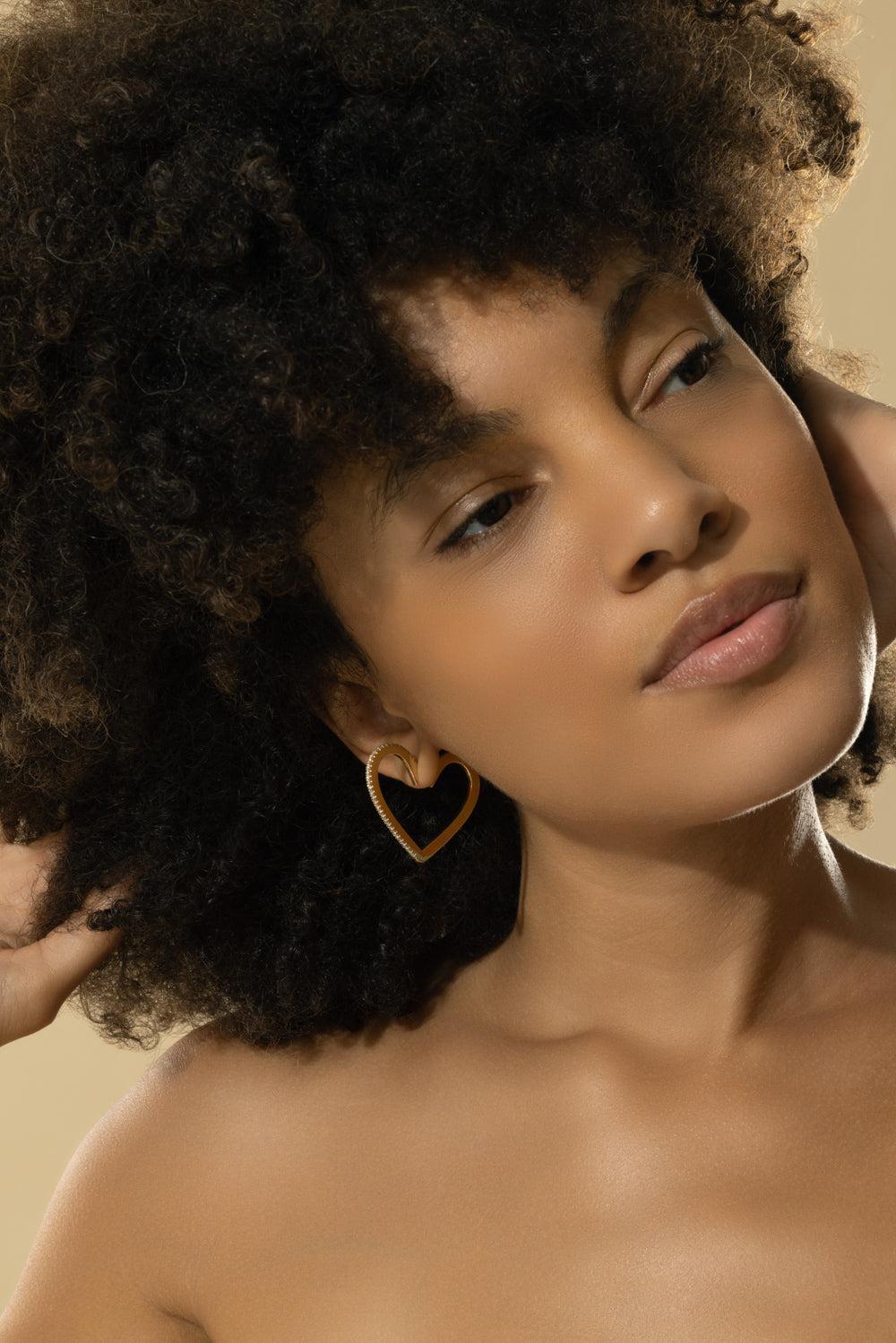 Large Endless Hoop Earrings-YELLOW GOLD-JEWELRYFINE JEWELEARRING-CADAR
