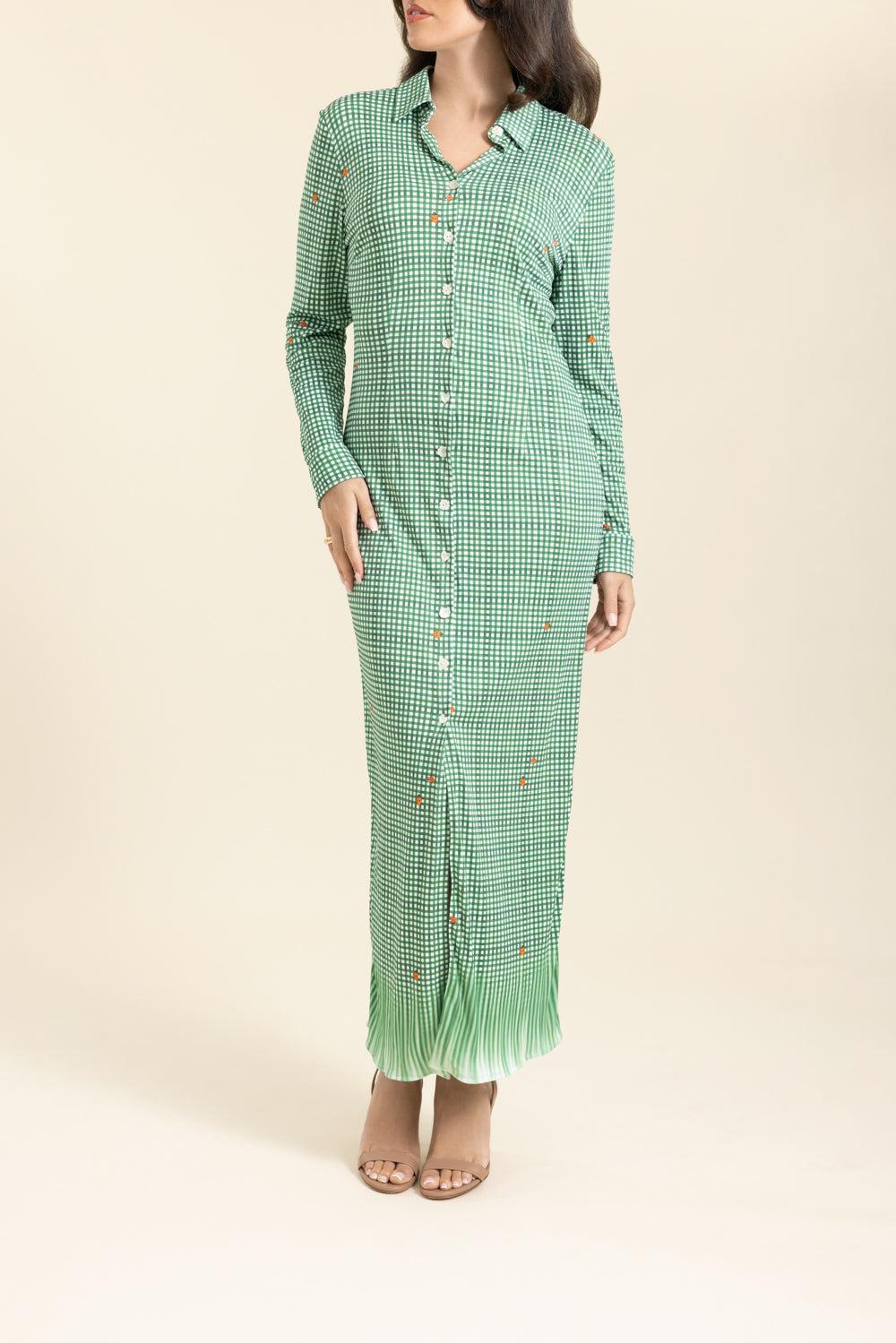 Baby Dress-GREEN-36-CLOTHINGDRESSCASUAL-BERNADETTE