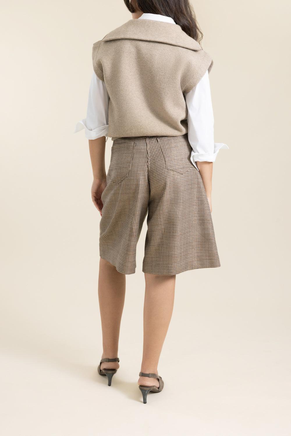 Sparkling Bermuda Short-BROWN-36-CLOTHINGPANTSHORT-BRUNELLO CUCINELLI