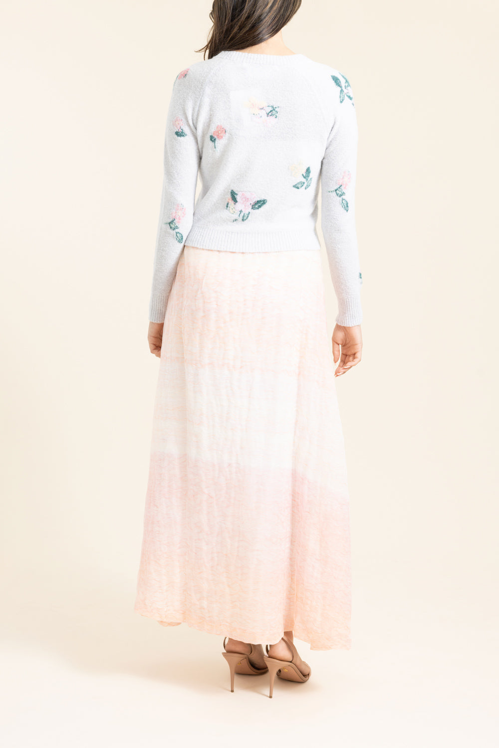 Clemence Cardigan - Grey Blue