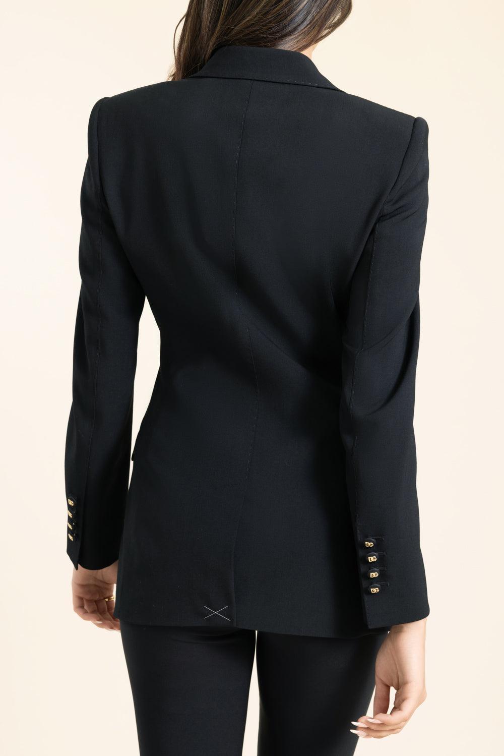 Turlington Jacket-BLACK-40-CLOTHINGJACKETBLAZERS-DOLCE & GABBANA