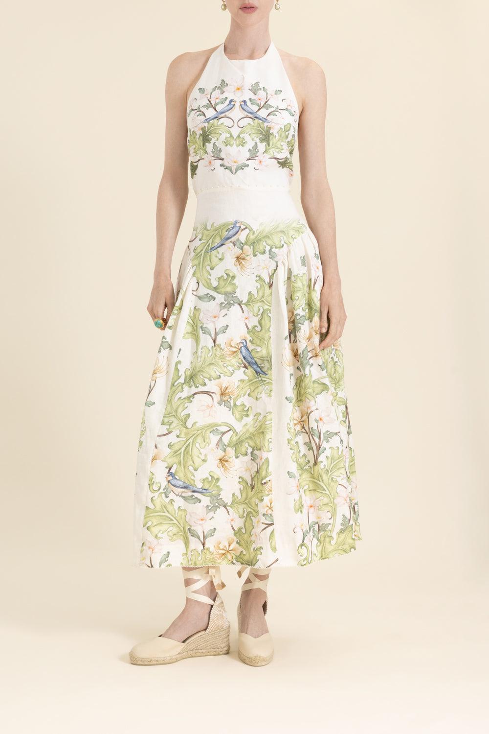 Balsa Midi Dress-FLORAL-XS-CLOTHINGDRESSCASUAL-AGUA BY AGUA BENDITA