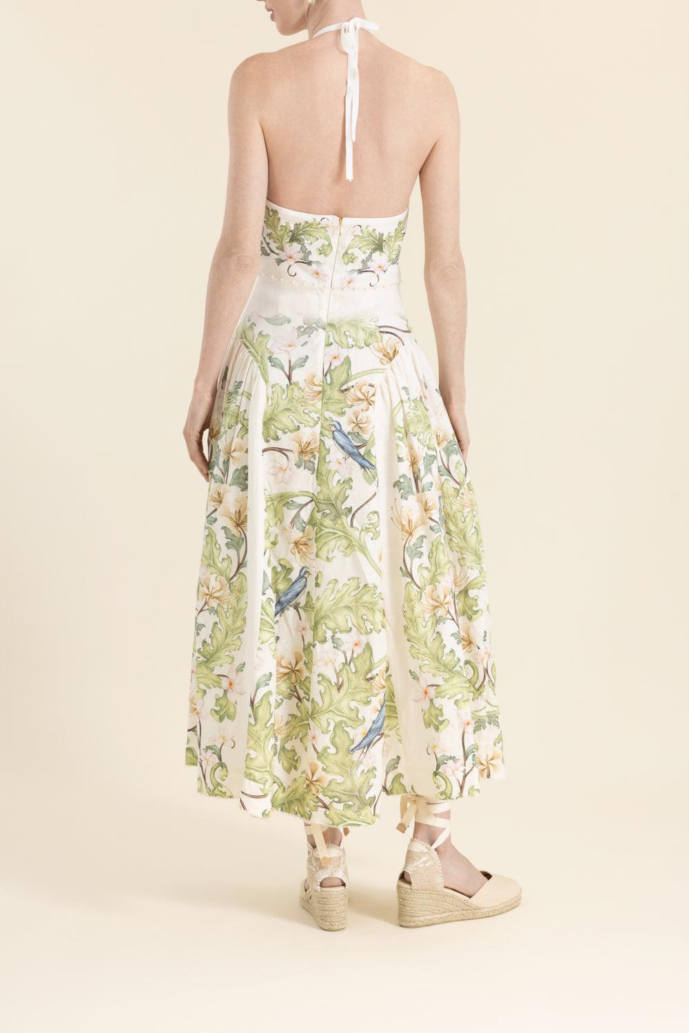 Balsa Midi Dress-FLORAL-XS-CLOTHINGDRESSCASUAL-AGUA BY AGUA BENDITA