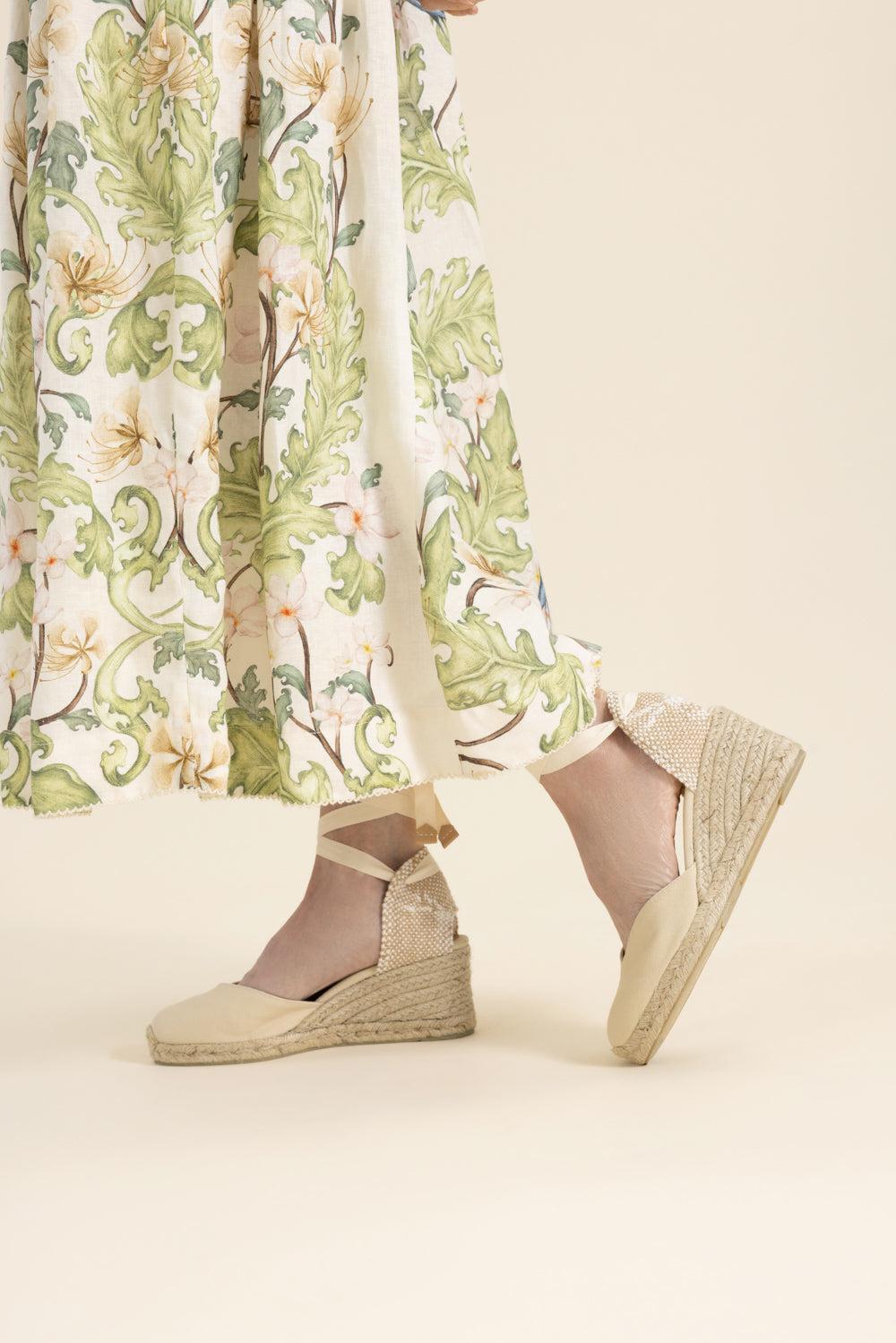 Chiara Wedge Sandal 60 - Ivory-CREAM-36-SHOESANDAL-CASTANER