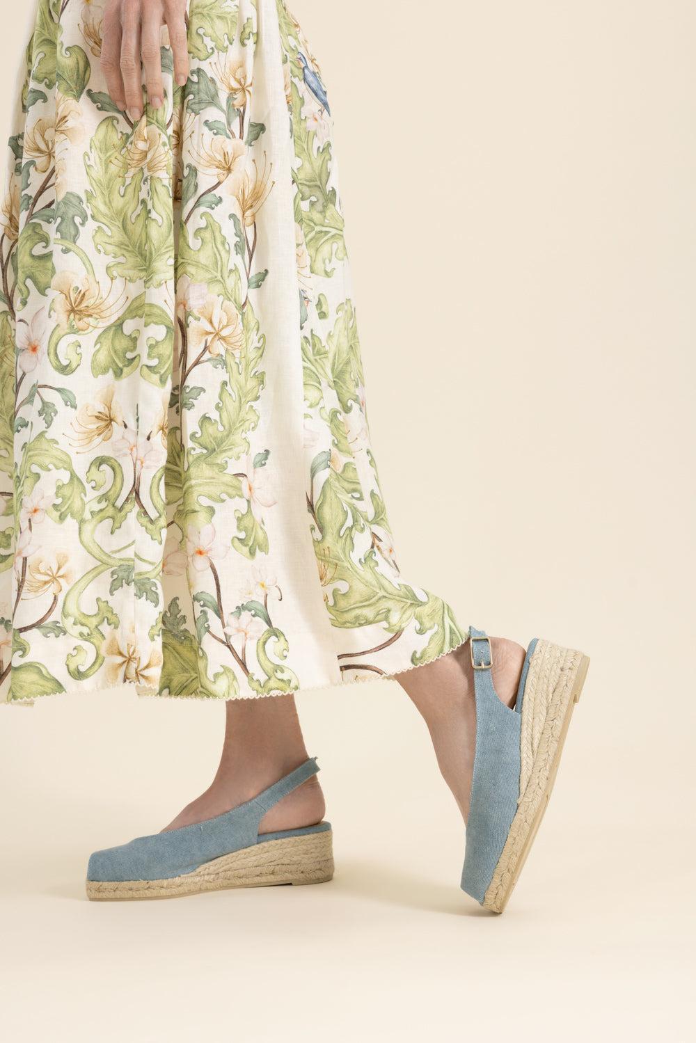 Dosalia Wedge - Aqua-BLUE-36-SHOESANDAL-CASTANER