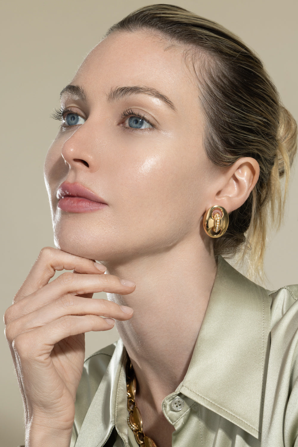 Pearl Mini Cophea Stud Earrings
