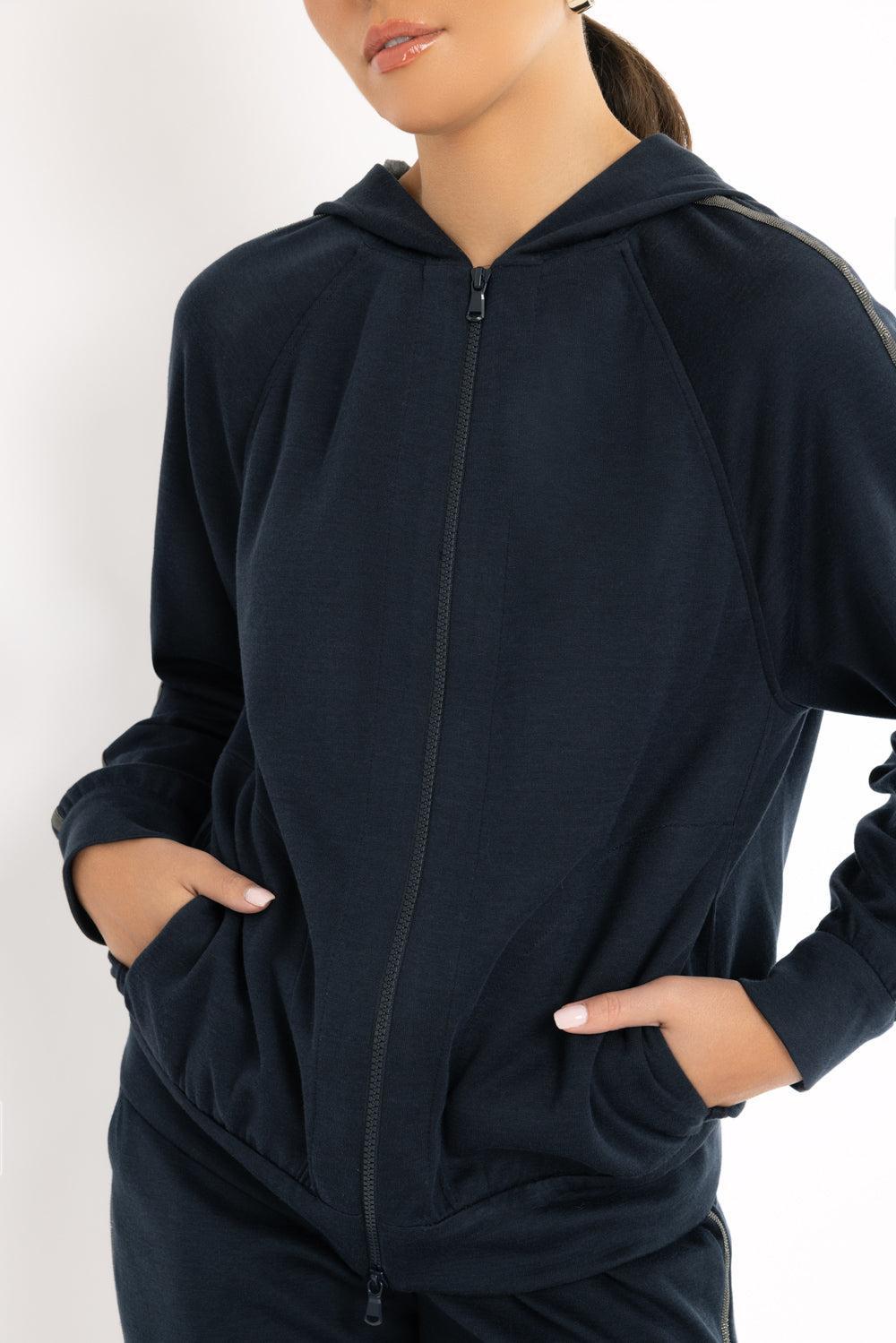 Cotton Cardigan-NGHT SKY-XS-CLOTHINGTOPKNITS-BRUNELLO CUCINELLI